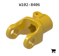 AGCO W102-8406 Вилка быстроразъемного соединения AB4 и AW21