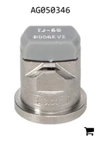 AGCO AG050346 Двухфакельный распылитель TwinJet Even из нержавеющей стали, плоский, 80°, размер 06