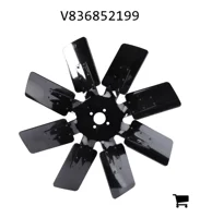 AGCO V836852199 Лопасть вентилятора, 8 лопастей