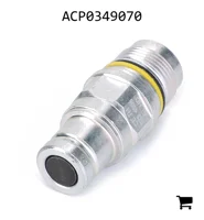 AGCO ACP0349070 Быстроразъемное соединение, наружная часть, 3/8" с плоским торцом
