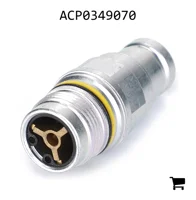 AGCO ACP0349070 Быстроразъемное соединение, наружная часть, 3/8" с плоским торцом