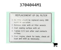 AGCO 3704044M1 Наклейка