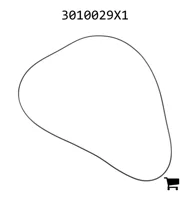 AGCO 3010029X1 Уплотнительное кольцо Speedshift, Ø 276,00 x 2,00 мм