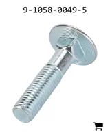 AGCO 9-1058-0049-5 Болт каретный с круглой головкой и квадратным подголовком