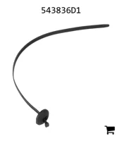 AGCO 543836D1 Хомут рамы с круглой головкой 381 мм x 7,6 мм