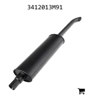 AGCO 3412013M91 Глушитель