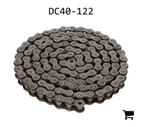 AGCO DC40-122 Роликовая цепь, #40, 122 звена