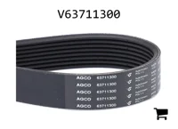 AGCO V63711300 Поликлиновой ремень, профиль PK8