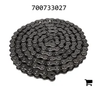 AGCO 700733027 Роликовая цепь, 145 звеньев, концевое звено с роликом, #80