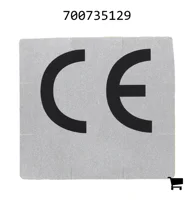 AGCO 700735129 Наклейка CE