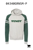 AGCO 04340GRNSM-P Толстовка Fendt Varsity с капюшоном
