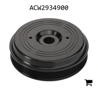 AGCO ACW2934900 Водяной насос со шкивом под поликлиновой ремень