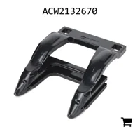 AGCO ACW2132670 Двойной защитный башмак SCH, центральный, 12 мм, экстра короткий, черный