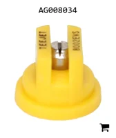 AGCO AG008034 Распылитель с плоским веерным факелом Visiflo, нержавеющая сталь, размер 02, 80⁰