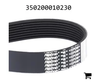 AGCO 350200010230 Поликлиновой ремень, профиль PK8