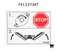 AGCO FEL137347 Декаль