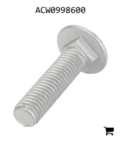 AGCO ACW0998600 Болт каретный с круглой головкой и квадратным подголовком
