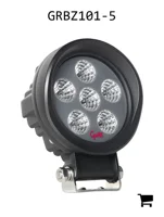 AGCO GRBZ101-5 Круглый светодиодный рабочий фонарь BriteZone™