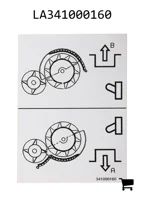 AGCO LA341000160 Декаль