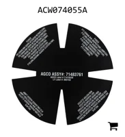 AGCO ACW074055A Декаль