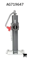 AGCO AG719647 Трубчатый поворотный опорный домкрат прицепа, 2000 lbs