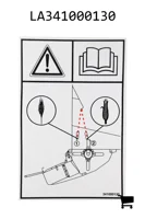 AGCO LA341000130 Декаль