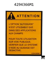 AGCO 4294366M1 Декаль