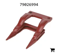 AGCO 79026994 Защита ножа SCH 14 мм с открытым верхом, первая защита, красная, квадратное отверстие