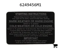 AGCO 6249456M1 Декаль