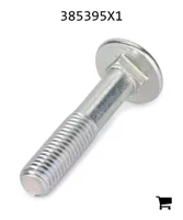 AGCO 385395X1 Болт каретный с круглой головкой и квадратным подголовком