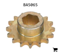 AGCO BA5065 Звездочка, #40, шестигранник 7/8", 16 зубьев