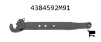 AGCO 4384592M91 Левый рычаг нижней тяги с крюком