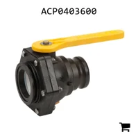 AGCO ACP0403600 Шаровой кран с фланцем коллектора и адаптером