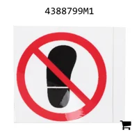 AGCO 4388799M1 Предупреждающая наклейка