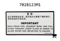 AGCO 7028123M1 Декаль