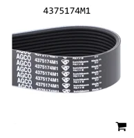 AGCO 4375174M1 Поликлиновой ремень