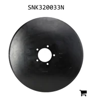 AGCO SNK320033N Дисковый нож для подсолнечника, плоский, 22" x 7 Gauge