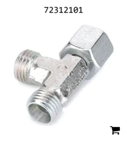 AGCO 72312101 Регулируемое L-образное резьбовое соединение