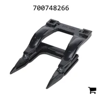 AGCO 700748266 Направляющая SCH 17 мм ECII открытого типа, первая, длинная, AGCO Wind, черная