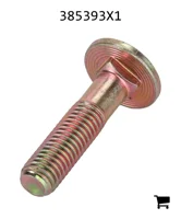 AGCO 385393X1 Болт каретный с круглой головкой и квадратным подголовком