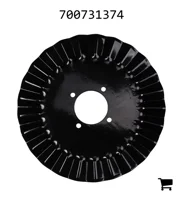 AGCO 700731374 Дисковый нож, 25 FL, 17"