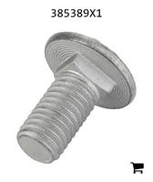 AGCO 385389X1 Болт каретный с круглой головкой и квадратным подголовком