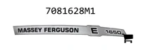 AGCO 7081628M1 Наклейка модели правая