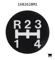AGCO 1682628M1 Наклейка трансмиссии