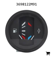 AGCO 3698122M91 Указатель уровня топлива и температуры