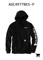 AGCO AGC4977BKS-P Толстовка Fendt с капюшоном, черная