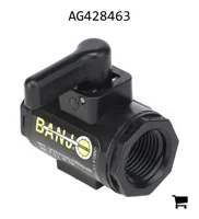 AGCO AG428463 Микроклапан с внутренней резьбой NPT 3/8", FKM