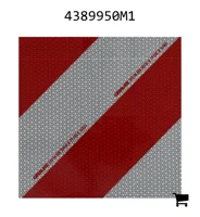 AGCO 4389950M1 Прямоугольный светоотражатель