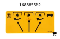 AGCO 1688855M2 Декаль