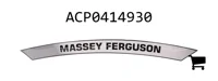 AGCO ACP0414930 Наклейка Massey, правая